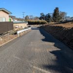 前面道路です。