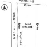 土浦市並木2丁目の北西角地♪